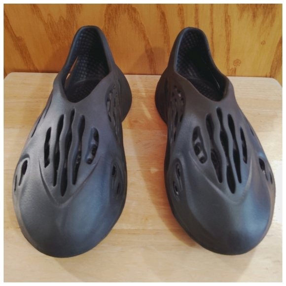 Yeezy Other - Adidas Mens Black Slip On Yeezy Foam Runner Size 9